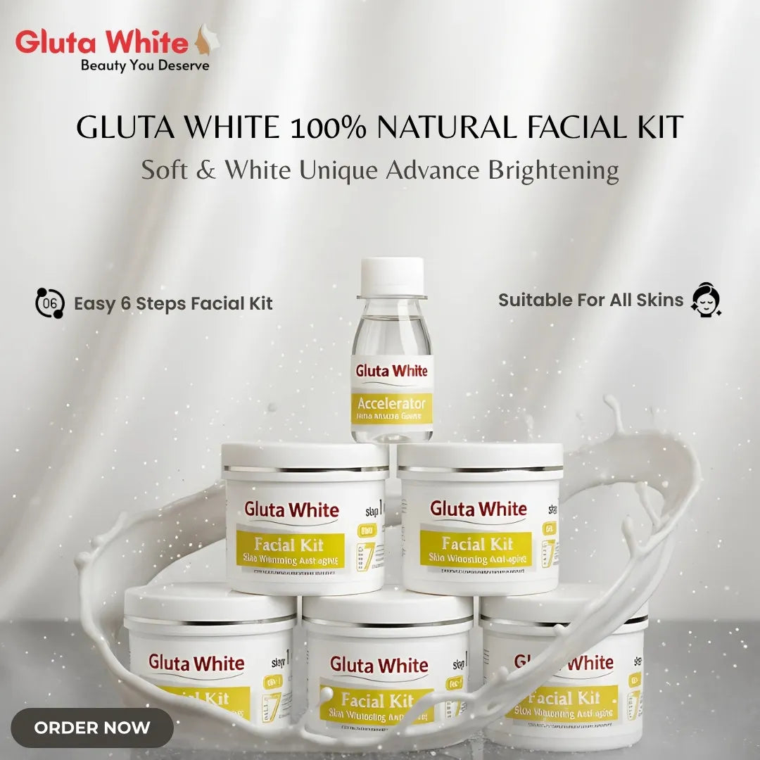 Gluta White 100% Natural Facial Kit – Soft & White Unique Advance Brig